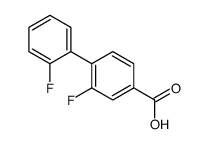 2,2'-DIFLUORO-[1,1'-BIPHENYL]-4-CARBOXYLIC ACID structure