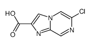 6-chloroimidazo[1,2-a]pyrazine-2-carboxylic acid Structure