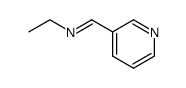 Ethanamine, N-(3-pyridinylmethylene)- (9CI) structure