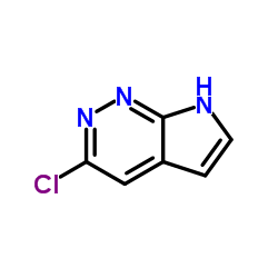 3-氯-7H-吡咯并[2,3-c]哒嗪结构式