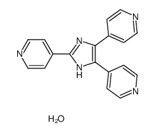 4,4',4''-(1H-imidazole-2,4,5-triyl)tripyridine hydrate结构式