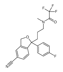 S-(+)-N-TRIFLUOROACETODESMETHYLCITALOPRAM Structure