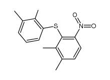 2,2',3,3'-Tetramethyl-6-nitro-diphenylsulfid Structure