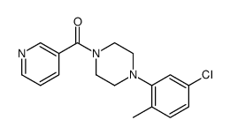 [4-(5-chloro-2-methylphenyl)piperazin-1-yl]-pyridin-3-ylmethanone结构式