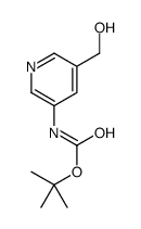 tert-butyl N-[5-(hydroxymethyl)pyridin-3-yl]carbamate Structure