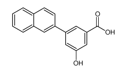 3-hydroxy-5-naphthalen-2-ylbenzoic acid结构式