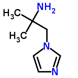 [2-(1H-Imidazol-1-yl)-1,1-dimethylethyl]amine structure