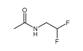 monoacetyl-2,2-difluoroethylamine Structure