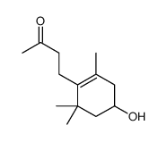 4-(4-hydroxy-2,6,6-trimethylcyclohexen-1-yl)butan-2-one Structure
