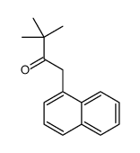 3,3-dimethyl-1-naphthalen-1-ylbutan-2-one结构式