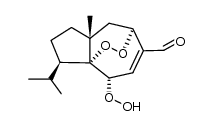 1,5-endoperoxy-2-hydroperoxycarot-3-ene-4-carbaldehyd结构式