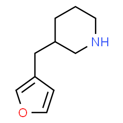 3-(3-呋喃基甲基)哌啶结构式