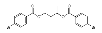 (3S)-1,3-butanediyl bis(p-bromobenzoate)结构式