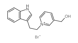 (1-(2-(1H-Indol-3-yl)ethyl)-1lambda~5~-pyridin-3-yl)methanol结构式