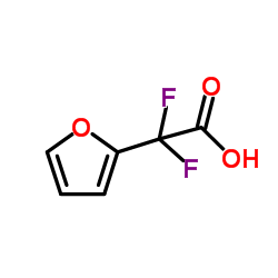 Difluoro(2-furyl)acetic acid Structure