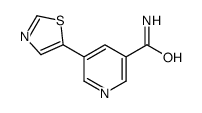5-(1,3-thiazol-5-yl)pyridine-3-carboxamide Structure