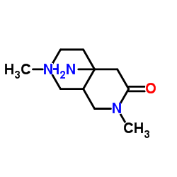 N-Methyl-N-[(1-methyl-3-piperidinyl)methyl]glycinamide结构式