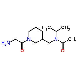 N-[(1-Glycyl-3-piperidinyl)methyl]-N-isopropylacetamide Structure