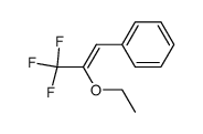 (Z)-(2-ethoxy-3,3,3-trifluoroprop-1-enyl)benzene结构式