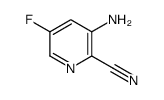 3-amino-5-fluoropyridine-2-carbonitrile Structure