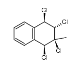 r-1,c-2,t-3,c-4-tetrachloro-2-methyltetralin Structure