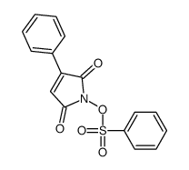 (2,5-dioxo-3-phenylpyrrol-1-yl) benzenesulfonate Structure