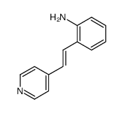 2-[(E)-2-(4-pyridinyl)ethenyl]aniline Structure