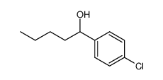 1-(4-chlorophenyl)pentan-1-ol结构式