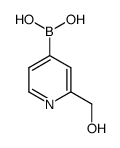 2-(HydroxyMethyl)pyridine-4-boronic acid结构式