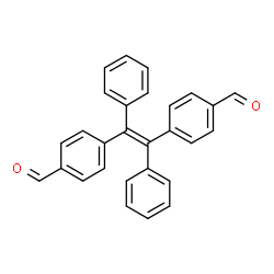 4,4'-[(E)-1,2-Diphenyl-1,2-ethenediyl]dibenzaldehyde Structure