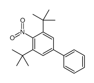 3,5-DITERTBUTYL-4-NITROBIPHENYL结构式