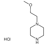 1-(2-methoxy-ethyl)-piperazine, dihydrochloride结构式