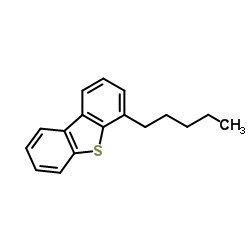 4-Pentyldibenzo[b,d]thiophene structure