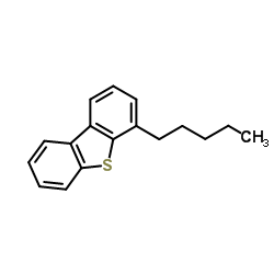 4-Pentyldibenzo[b,d]thiophene Structure