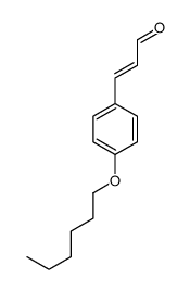 3-(4-hexoxyphenyl)prop-2-enal Structure