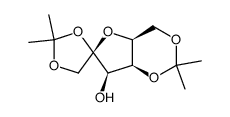 .alpha.-L-Tagatofuranose, 1,2:4,6-bis-O-(1-methylethylidene)- structure