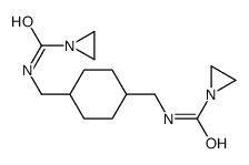 N-[[4-[(aziridine-1-carbonylamino)methyl]cyclohexyl]methyl]aziridine-1-carboxamide Structure