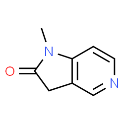 2H-Pyrrolo[3,2-c]pyridin-2-one,1,3-dihydro-1-methyl-(9CI)结构式