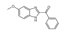 (5-methoxy-1(3)H-benzoimidazol-2-yl)-phenyl-methanone结构式