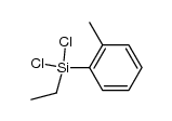 (dichloro)(ethyl)(2-methylphenyl)silane Structure