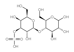 [(2R,3S,4S,5R,6S)-3,5-dihydroxy-2-(hydroxymethyl)-6-[(2R,3S,4R,5R)-4,5,6-trihydroxy-2-(hydroxymethyl)oxan-3-yl]oxyoxan-4-yl] hydrogen sulfate Structure