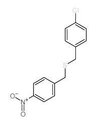 Sulfide, p-chlorobenzylp-nitrobenzyl (8CI) Structure