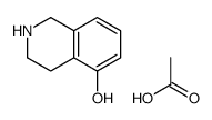 1,2,3,4-Tetrahydro-5-isoquinolinol Acetate Structure