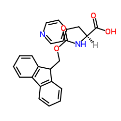 fmoc-l-4-pyridylalanine Structure