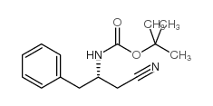 (S)-N-BOC-2-氨基-3-苯丙氰结构式