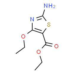 5-Thiazolecarboxylicacid,2-amino-4-ethoxy-,ethylester(9CI) structure