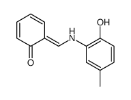 6-[(2-hydroxy-5-methylanilino)methylidene]cyclohexa-2,4-dien-1-one结构式