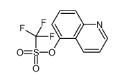 quinolin-5-yl trifluoromethanesulfonate Structure