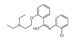 N-(2-chlorophenyl)-2-[2-(diethylamino)ethoxy]benzamide结构式