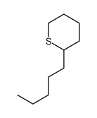 2-pentylthiane Structure